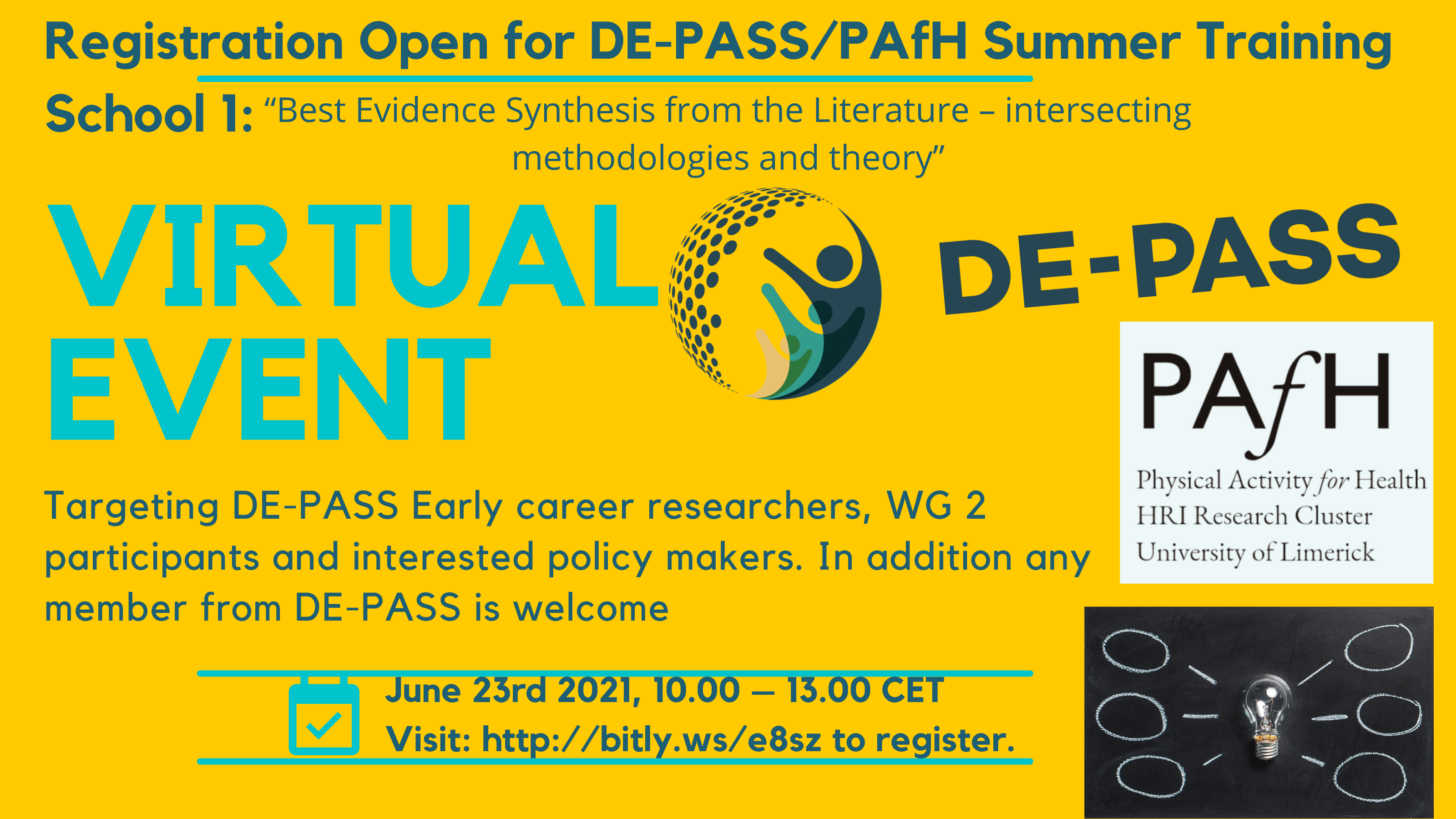 DE-PASSPAfH Summer Training School_Reg Open